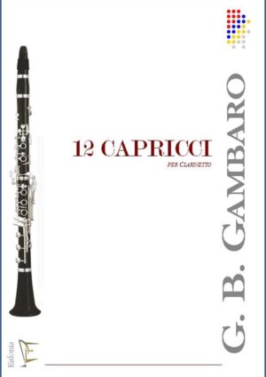 12 CAPRICCI PER CLARINETTO edizioni_eufonia