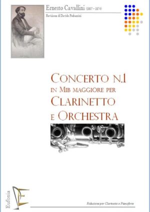 CONCERTO NR. 1 IN MIb PER CLARINETTO E ORCHESTRA - RID. CL. PF. edizioni_eufonia